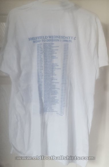 Sheffield Wednesday Training/Leisure football shirt 1990 - 1991