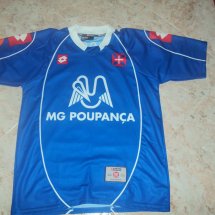 Belenenses Home football shirt 2003 - 2004 sponsored by MG Poupanca