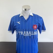 Belenenses Home football shirt 1989 - 1990 sponsored by Trabalho