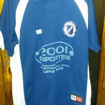 San Martín de Burzaco Home football shirt 2003 - 2004 sponsored by 2001 Deportes