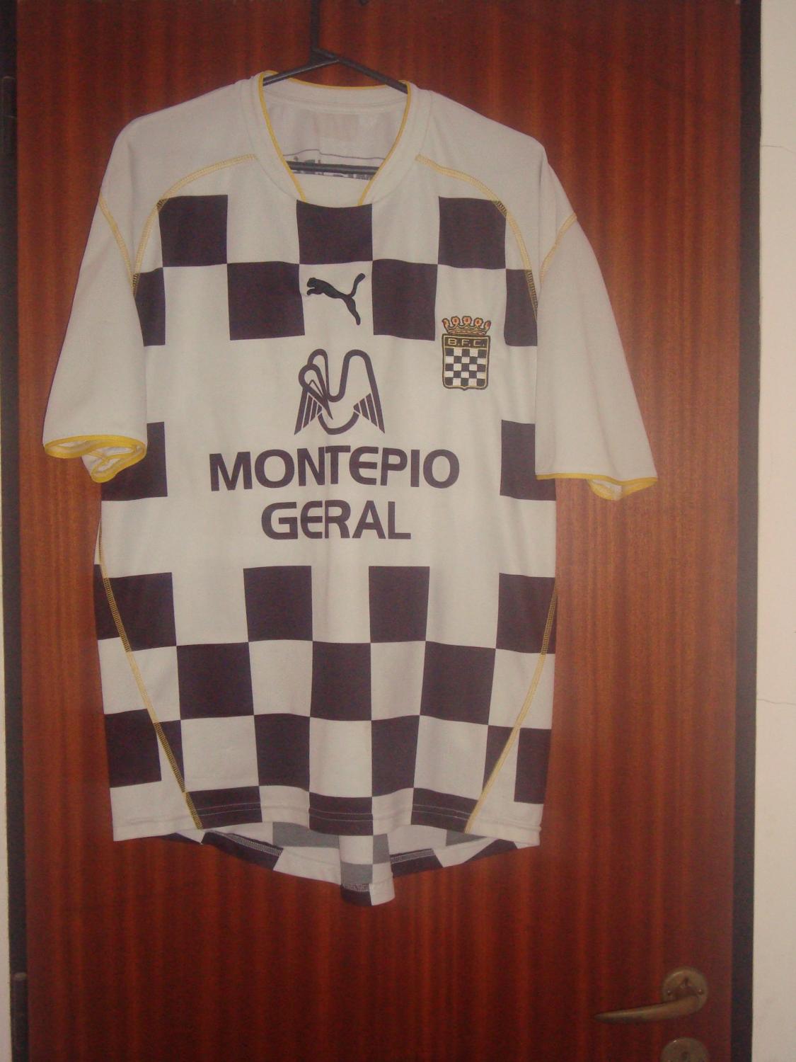 Maillot Football Puma Boavista FC 2000-2001 - Domicile Blanc Taille XL - Porté Par Moreira N°10
