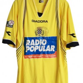 Boavista Extérieur Maillot de foot 2007 - 2008 sponsored by Radio Popular