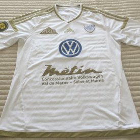 Créteil-Lusitanos Home football shirt 2018 - 2019 sponsored by Volkswagen
