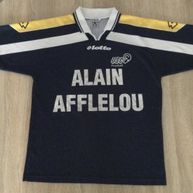 Créteil-Lusitanos Away football shirt 1999 - 2000 sponsored by Alain Afflelou