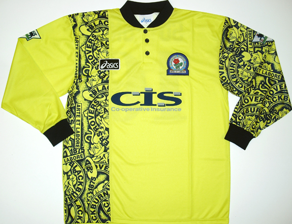 Sherwood #4 Blackburn 1996-1997 Away Football Nameset for shirt 