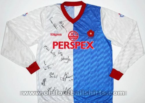 Blackburn Rovers Home camisa de futebol 1988 - 1989