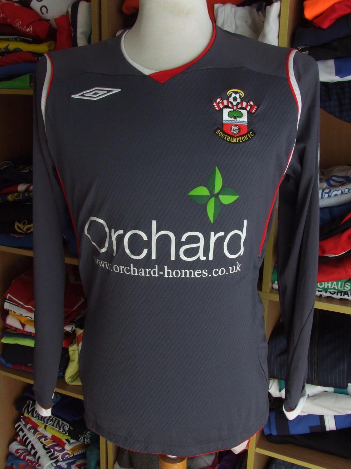Maillot Umbro Southampton Away 2008/2009 - Taille S Homme - Très Bon état