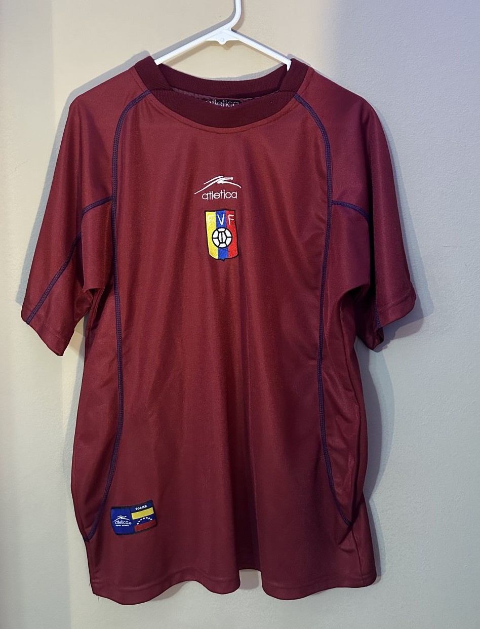 Venezuela Home Camiseta de Fútbol 2001 2004.
