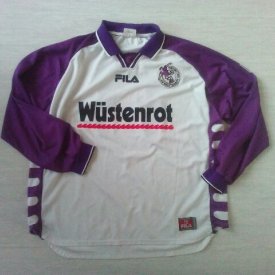 Austria Salzburg Home football shirt 2001 - 2002 sponsored by Wustenrot