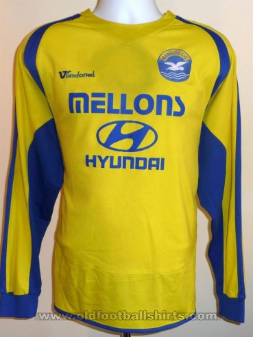 Bangor FC Home football shirt 2009 - 2010