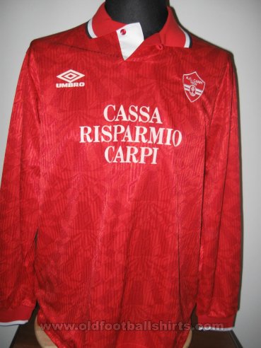 Carpi F.C. 1909 Home football shirt 1992 - 1993