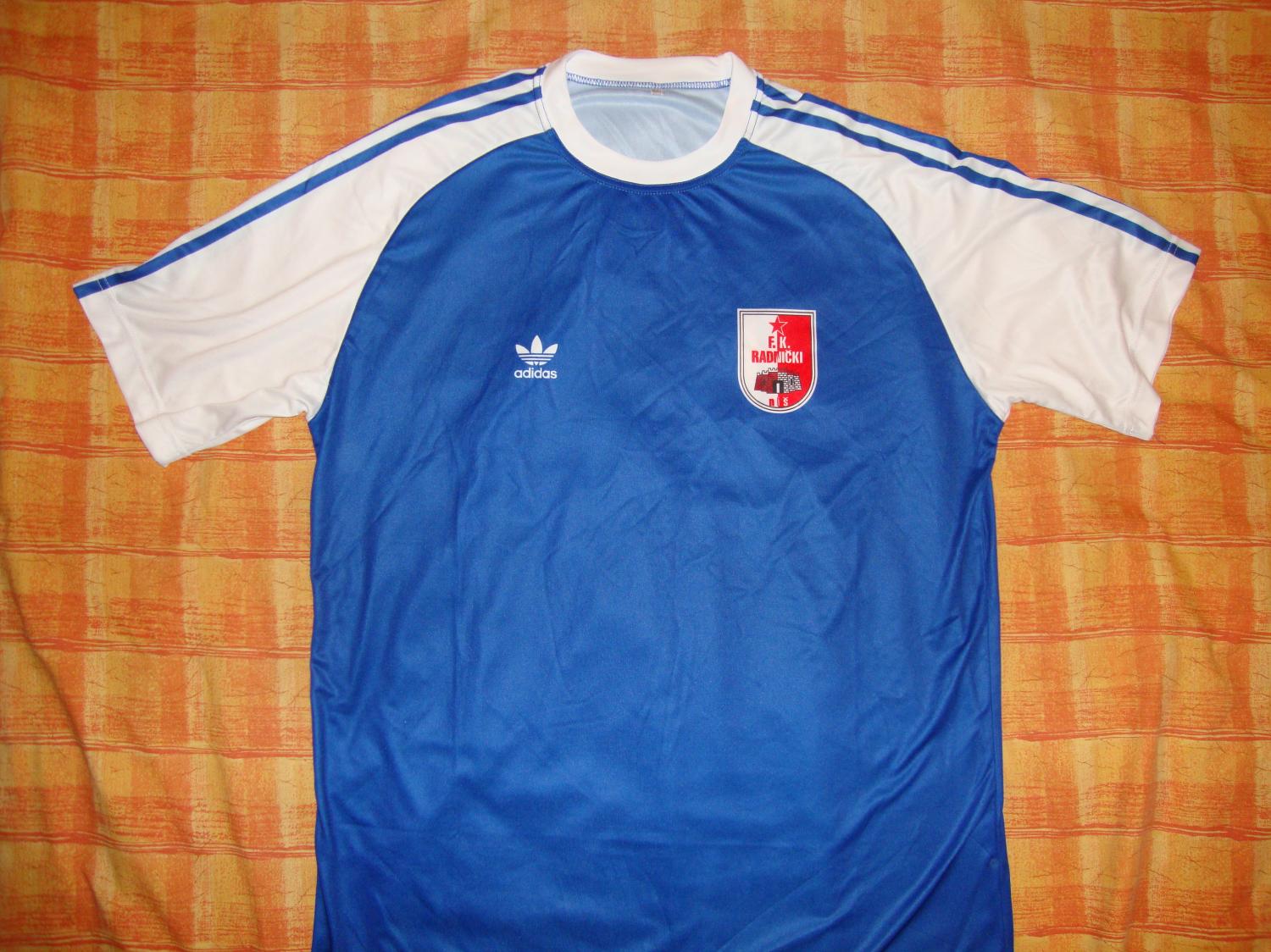FK Radnički Niš Home football shirt 1982 - 1984.