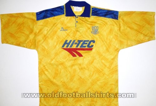 Southend United Μακριά φανέλα ποδόσφαιρου 1991 - 1992