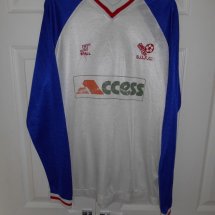 Southend United Home football shirt 1982 - 1983 sponsored by Access
