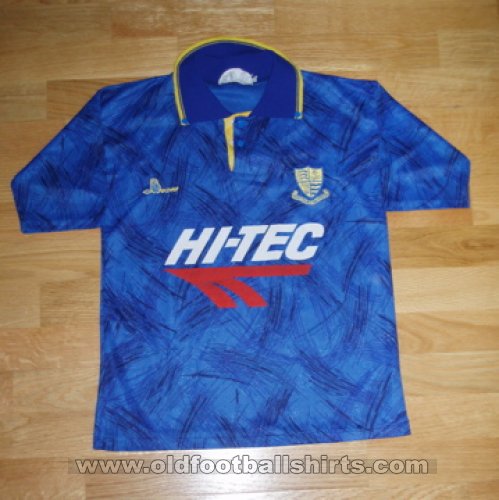 Southend United Home football shirt 1991 - 1992. Sponsored