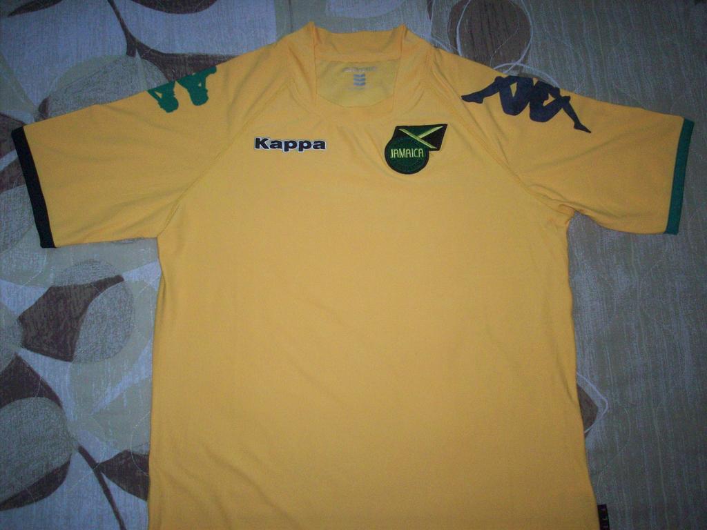 Maillot Jamaïque Foot Domicile 2004-2006 Uhlsport Taille XS/S Jaune