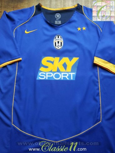 Juventus Visitante Camiseta de Fútbol 2004 - 2005