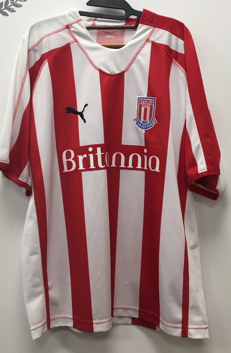 Maillot Domicile Stoke City 2007/2008 – Le Coq Sportif – Taille XL – Très Bon état