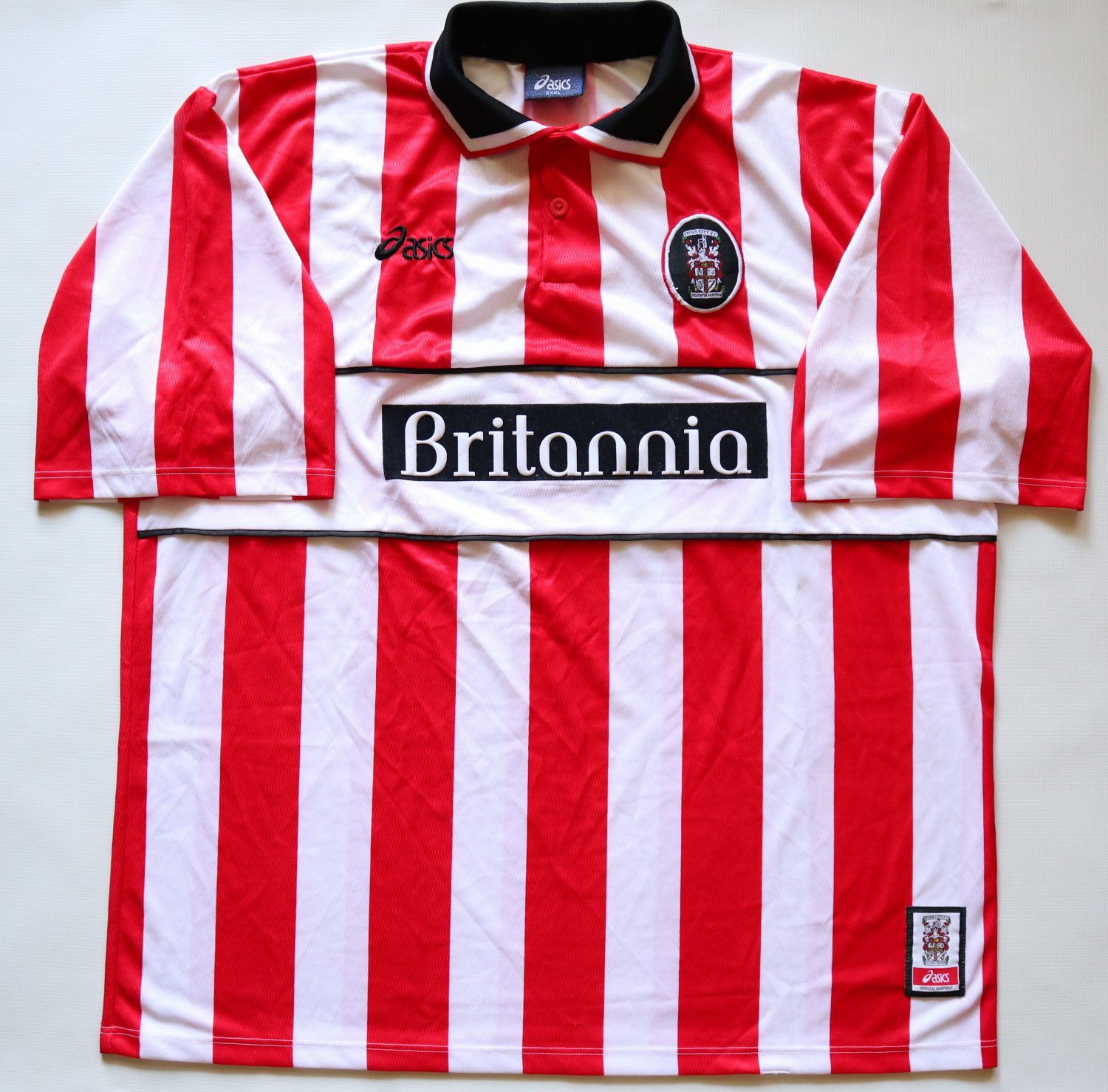 Maillot Domicile Stoke City 2001-2003 – Le Coq Sportif – Taille XL – Authentique