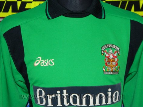 Stoke City Penjaga gol baju bolasepak 1998 - 1999
