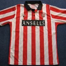 Stoke City Home football shirt 1991 - 1992 sponsored by Ansells