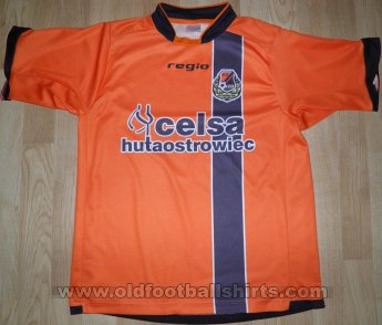 KSZO Ostrowiec Świętokrzyski Home football shirt 2008 - 2009