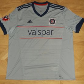Chicago Fire Away football shirt 2017 - 2019 sponsored by Valspar