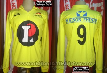 AS Cannes Away football shirt 1989