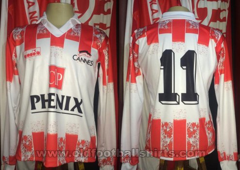 AS Cannes Home football shirt 1991