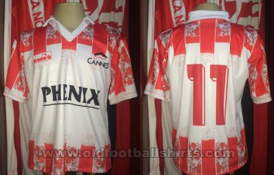 AS Cannes Home football shirt 1990 - 1991