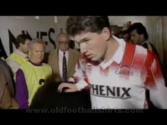 AS Cannes Home football shirt 1990 - 1991