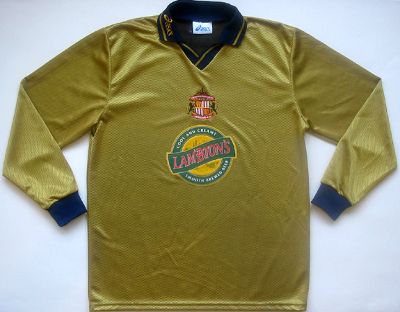 Sunderland Away football shirt 1997 - 1999. Sponsored by Lambton's