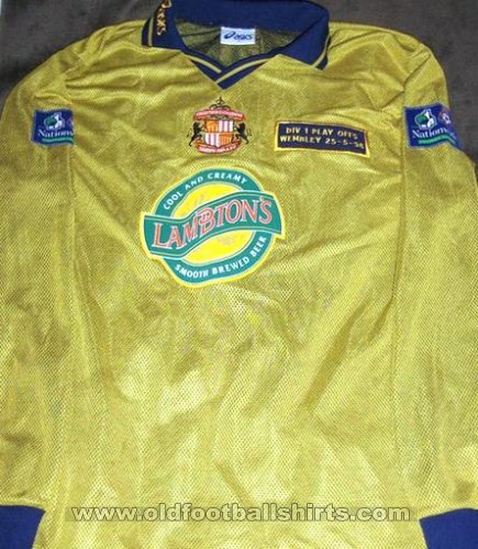 Sunderland φανέλα Κύπελλο φανέλα ποδόσφαιρου 1998 - ?