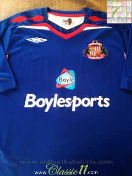 Maillot Foot Sunderland Extérieur 2007/08 Umbro Taille XL – Blanc, Numéro 69