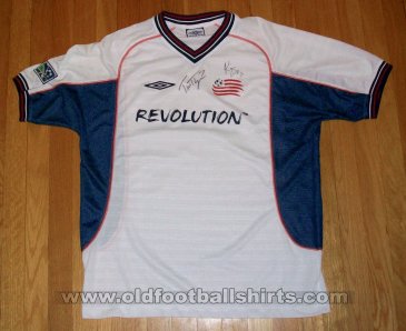 New England Revolution Weg Fußball-Trikots 2002 - 2003