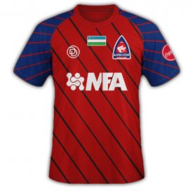 FK Andijan Home football shirt 2021 sponsored by NFA
