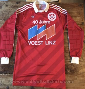 FC Blau-Weiss Linz Home football shirt 1986
