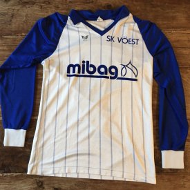 FC Blau-Weiss Linz Home fotbollströja (unknown year) sponsored by Mibag