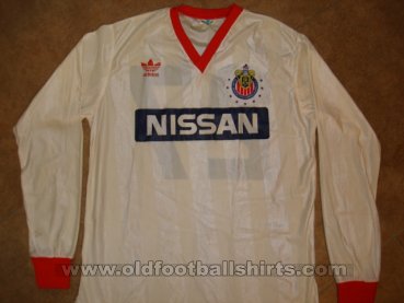 Chivas de Guadalajara Fora camisa de futebol 1989 - 1990