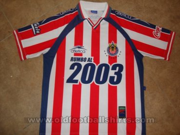 Chivas de Guadalajara Istimewa baju bolasepak 2002 - 2003