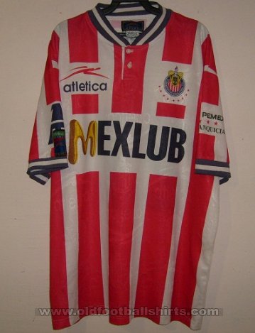 Chivas de Guadalajara Home camisa de futebol 1995 - 1996
