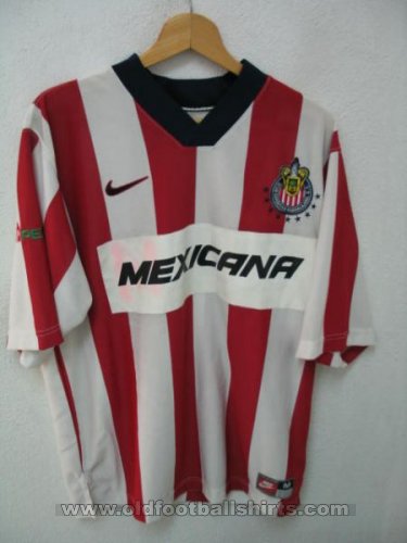 Chivas de Guadalajara Home φανέλα ποδόσφαιρου 1997