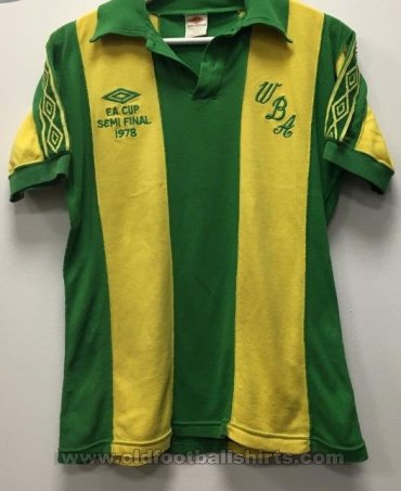 West Bromwich Albion Away football shirt 1977 - 1981