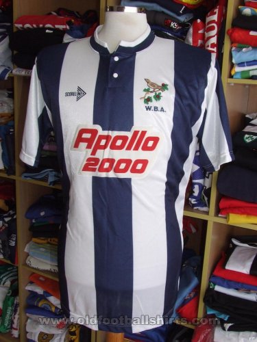 West Bromwich Albion Home football shirt 1989 - 1990