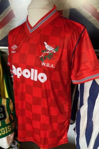 West Bromwich Albion Retro Replicas football shirt 1987 - 1988