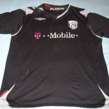 West Bromwich Albion Home football shirt 2007 - 2008 sponsored by T-Mobile