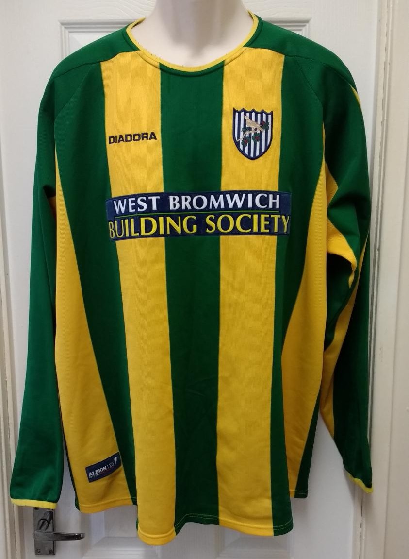 MAILLOTS DE FOOTBALL VINTAGE DE WEST BROMWICH ALBION FC