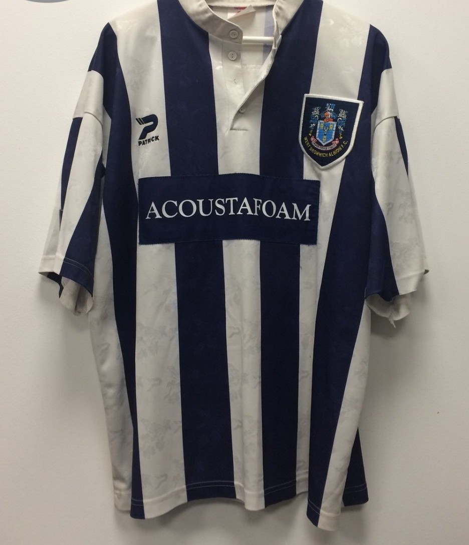 Maillot Vintage West Bromwich Albion 1996/97 - Patrick Away - Taille Petit - Homme