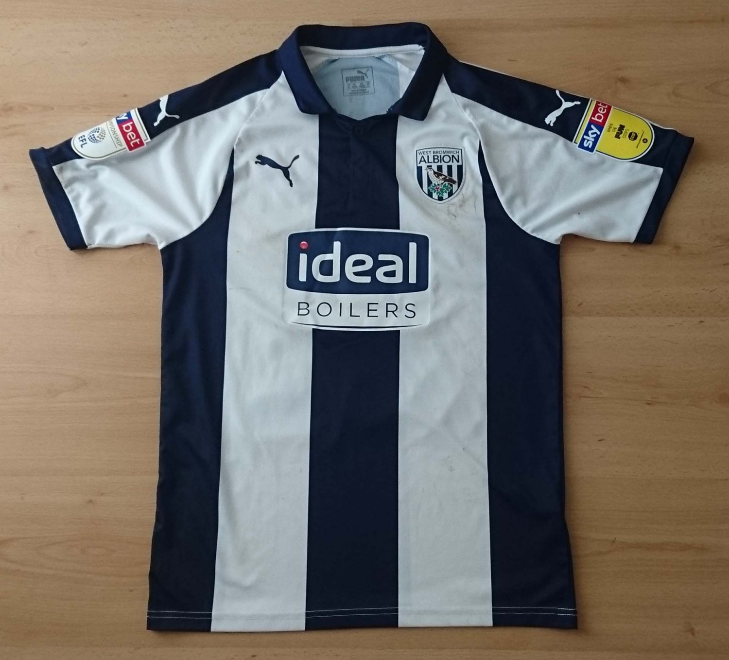 2018 19 WEST BROM HOME FOOTBALL SHIRT *BNWT* S Bromwich Albion Adult Men’s New 