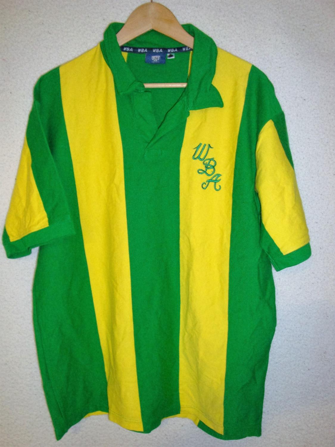 Maillot de football West Bromwich Albion rétro style vintage